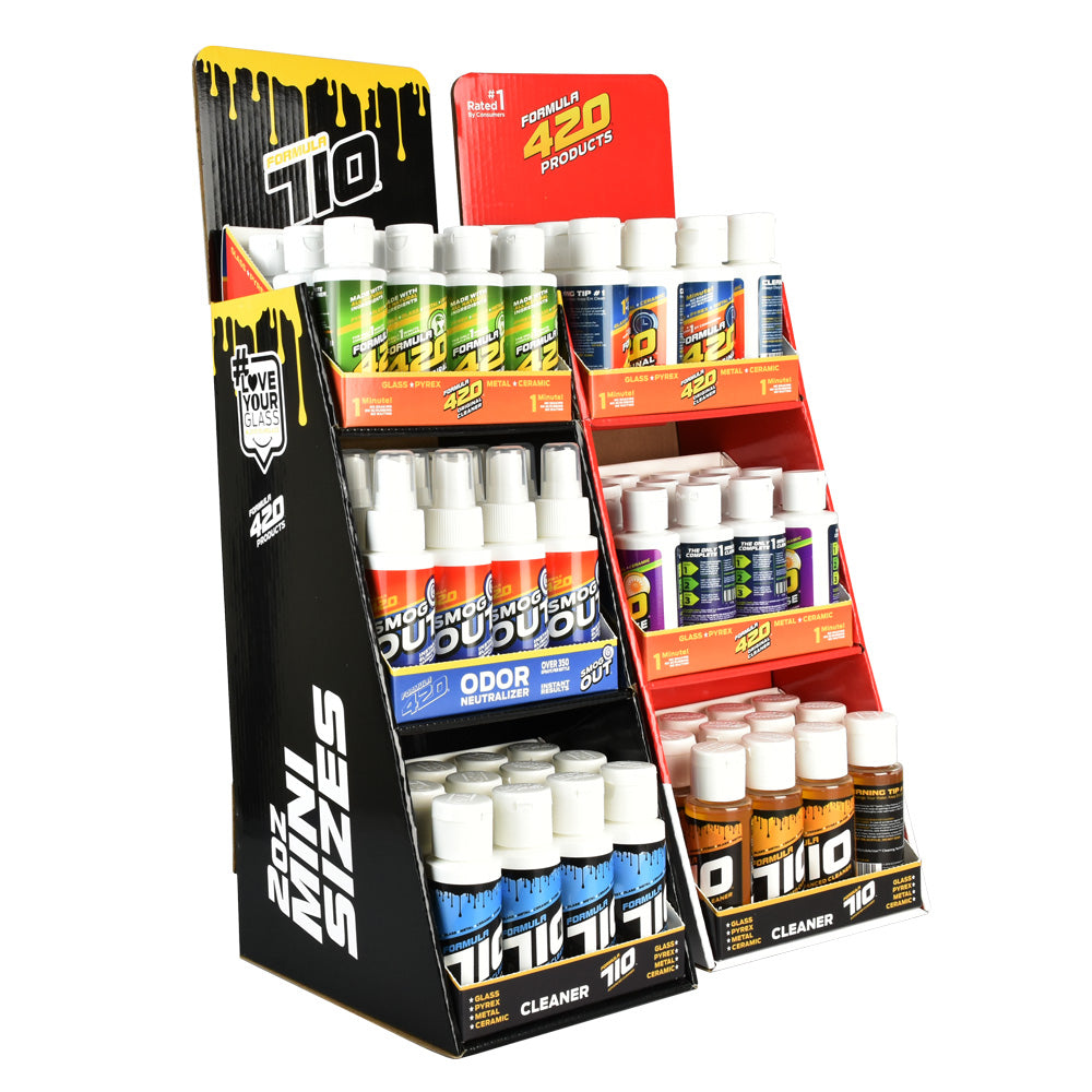 72PC DISPLAY - Formula 420 / 710 Cleaner - 2oz / Assorted