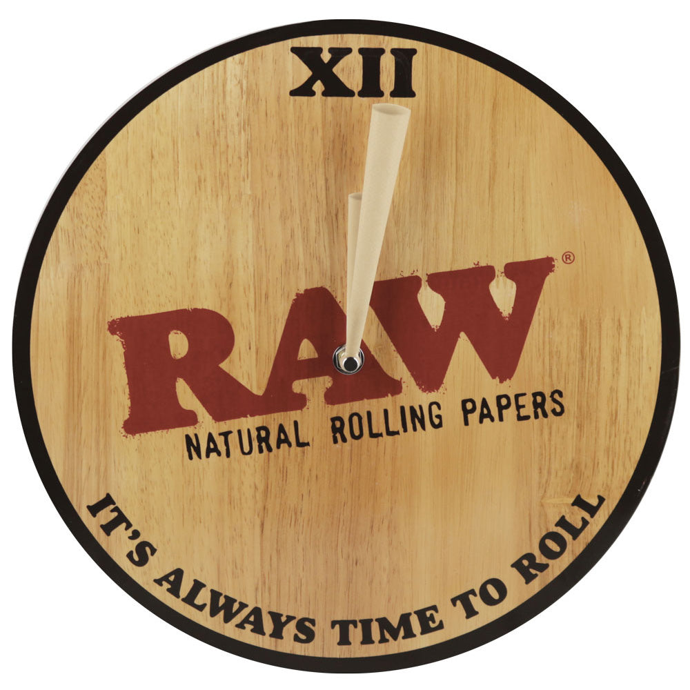 RAW Wall Clock - Wood / 11.5"