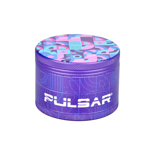 Pulsar Design Series Grinder w/ Side Art | Candy Floss | 4pc | 2.5"