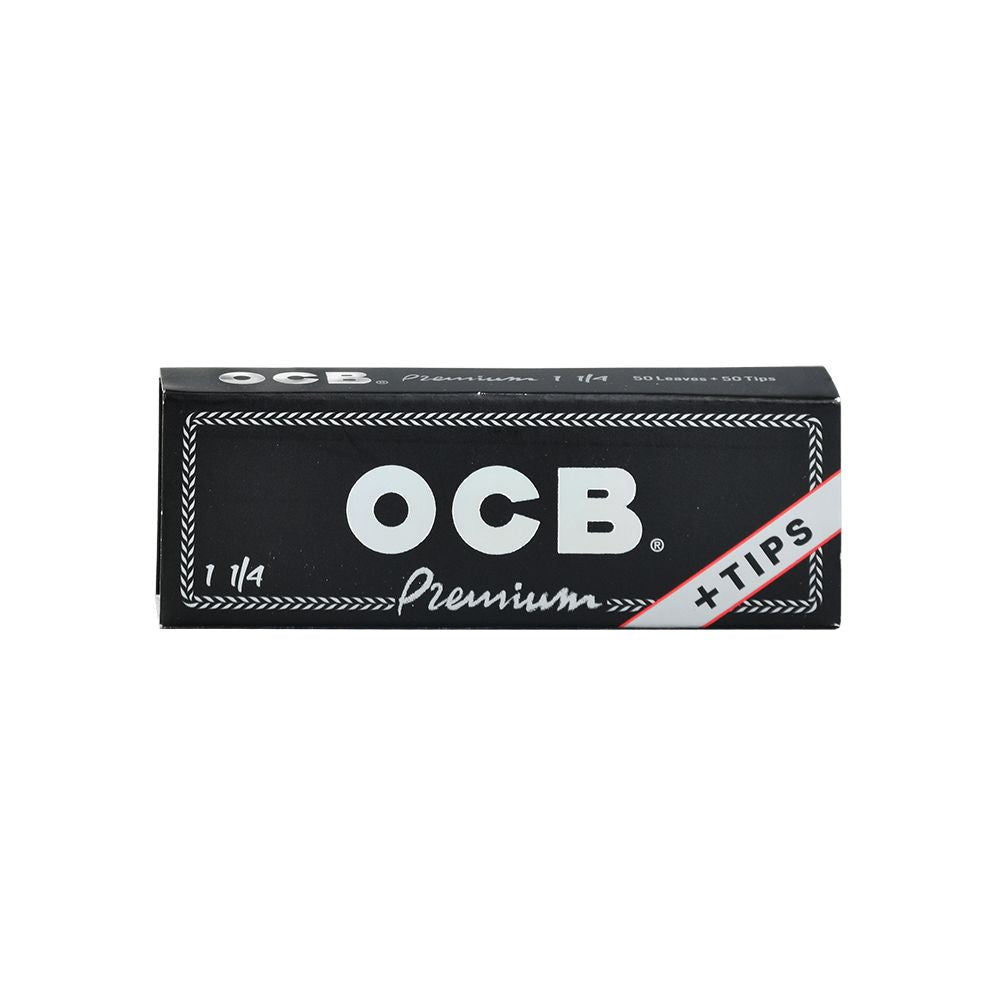 OCB Premium Rolling Papers & Tips | 24pc Display