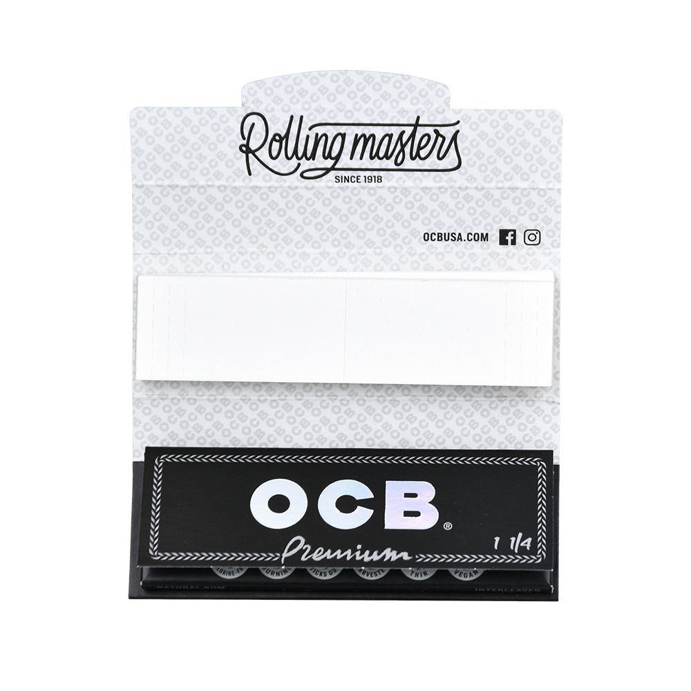 OCB Premium Rolling Papers & Tips | 24pc Display