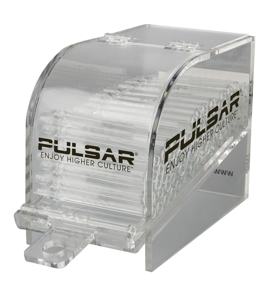 100PC DISPLAY - Pulsar Chillum in Dispenser - Clear
