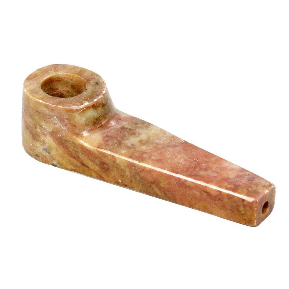 3.5" Marble-Colored Stone Pipe