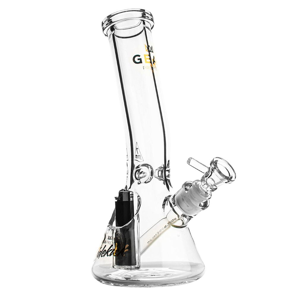 Gear Premium Sidekick Laid Back Glass Beaker Water Pipe | 12" | 14mm F