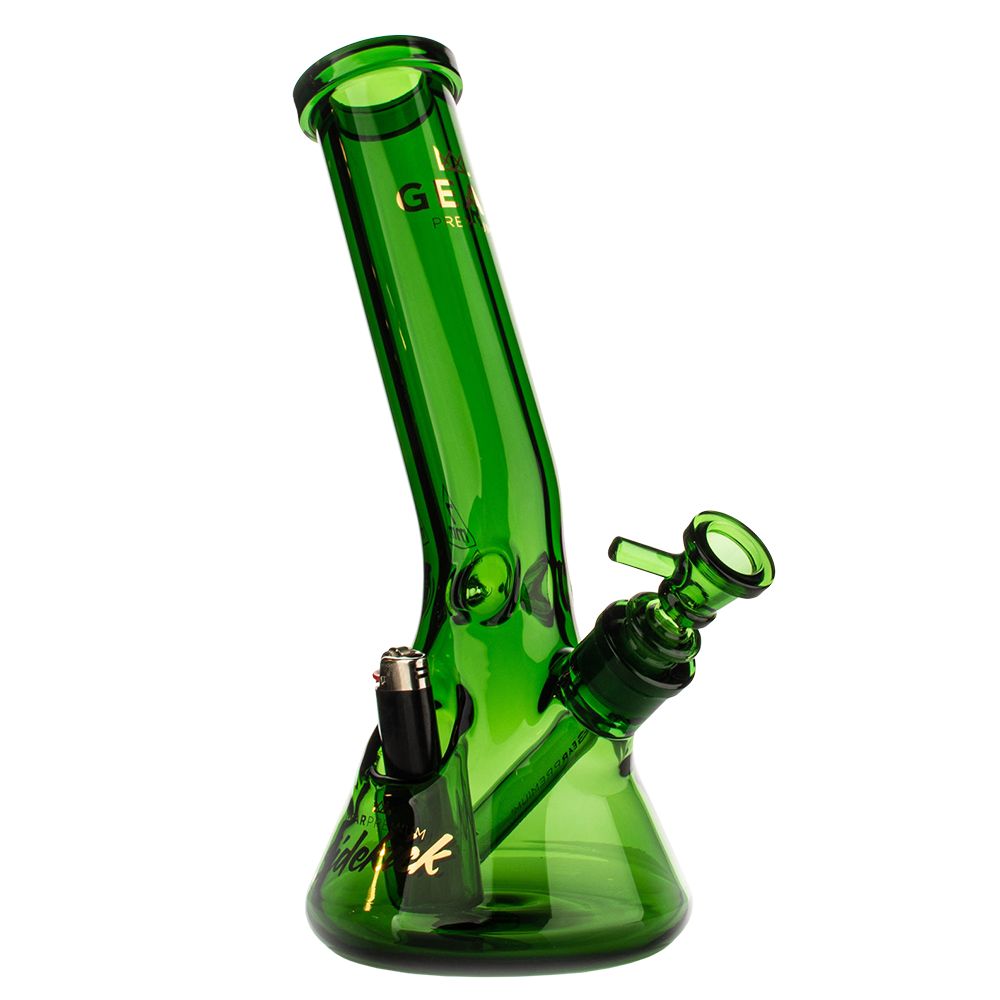Gear Premium Sidekick Laid Back Glass Beaker Water Pipe | 12" | 14mm F