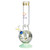Phoenix Rising Bubble Base Water Pipe w/ Ice Pinch | 12" | Colors Vary