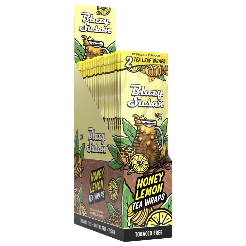 25CT DISPLAY - Blazy Susan Tea Leaf Wraps - 2pc