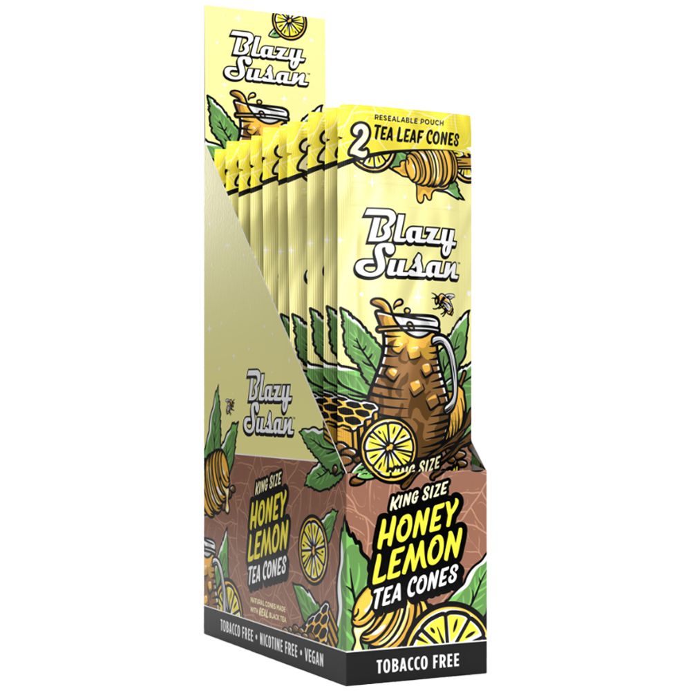 10PK DISPLAY - Blazy Susan Tea Leaf Cones- 2pc / King Size