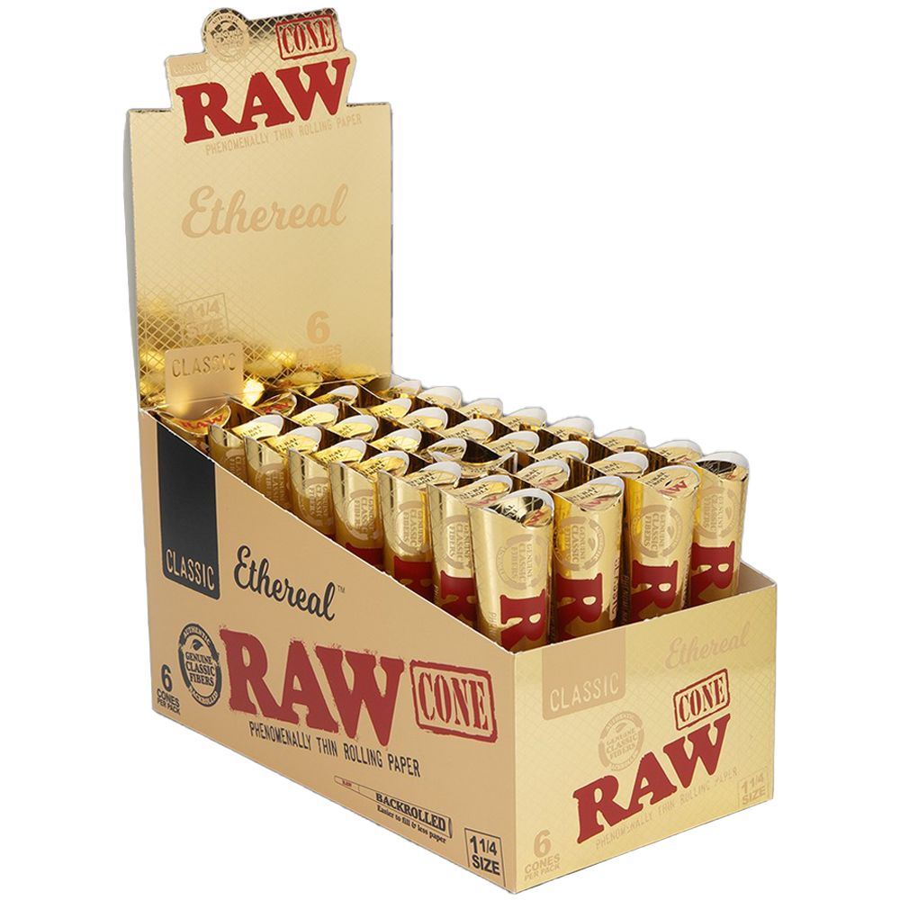 RAW Ethereal Cones | 32pk Display