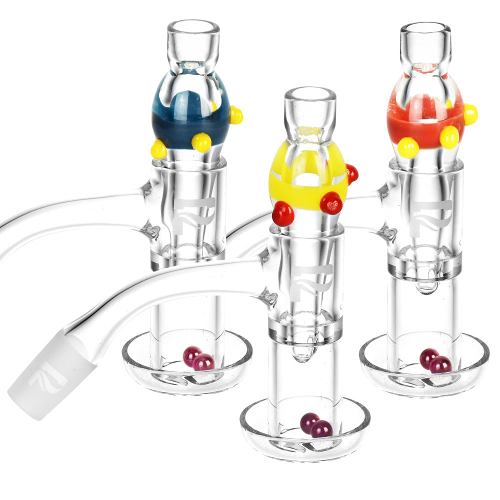 Chakra Honeycomb Sidecar Water Pipe | 5.75" | 14mm F | Colors Vary