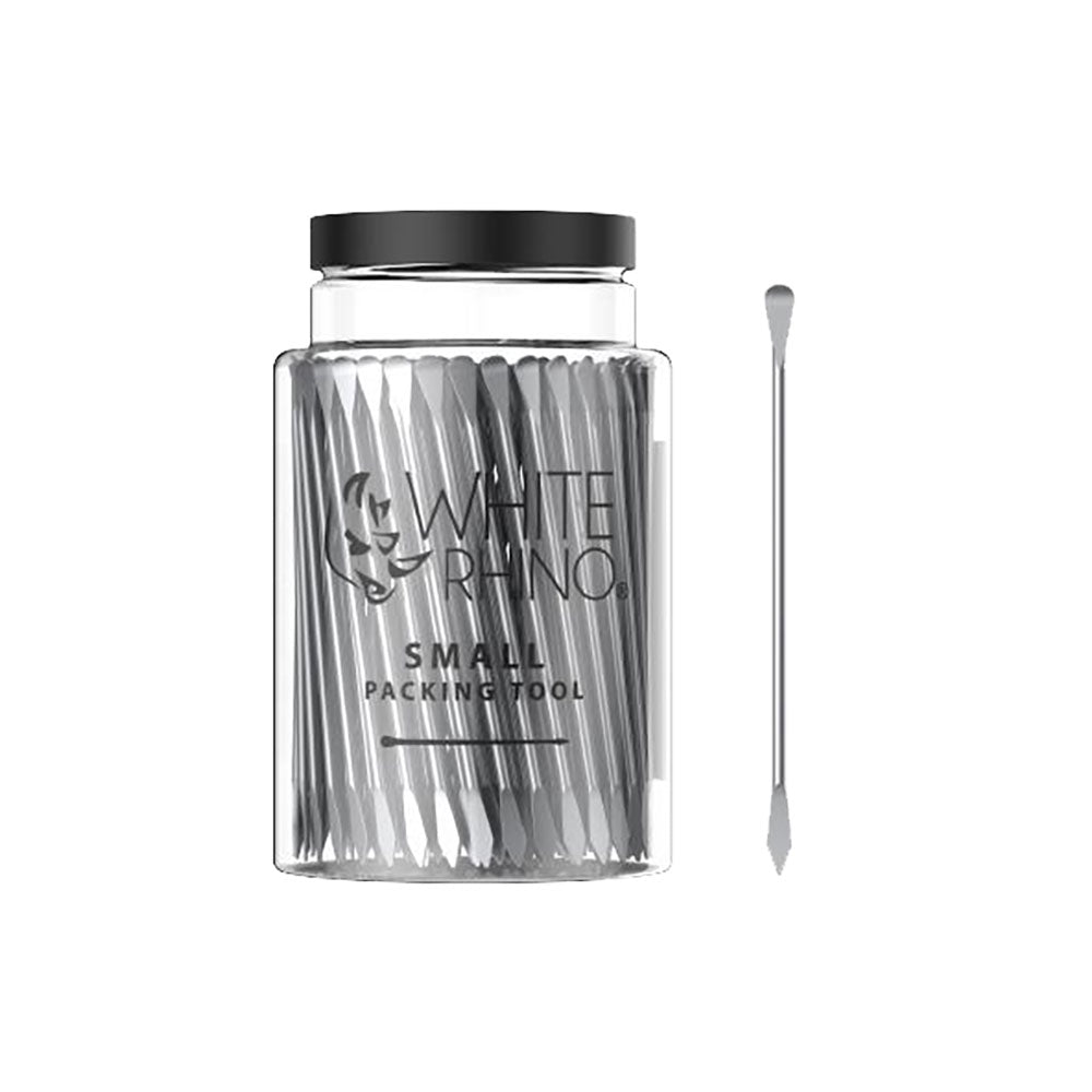 White Rhino Double-Sided Steel Packing or Dab Tool DISP