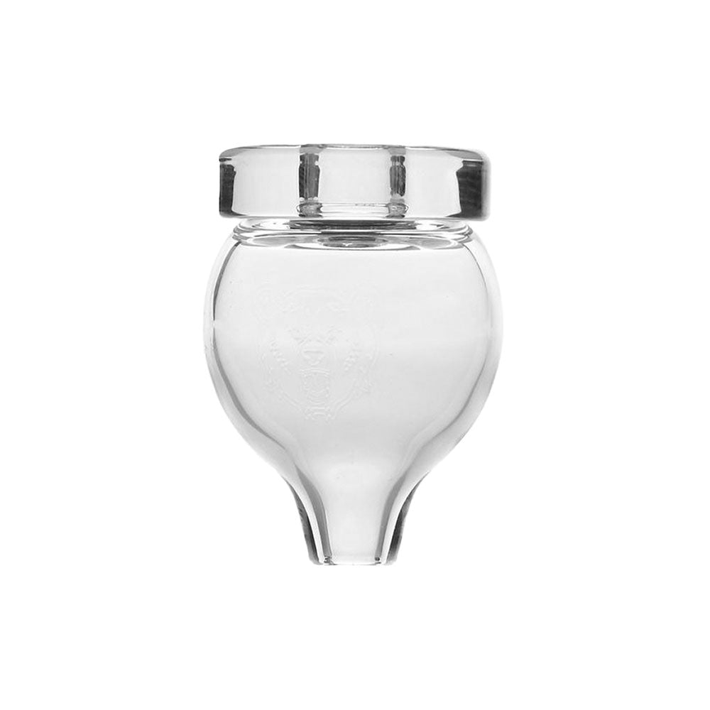 Bear Quartz Bubble Cap - 22mm