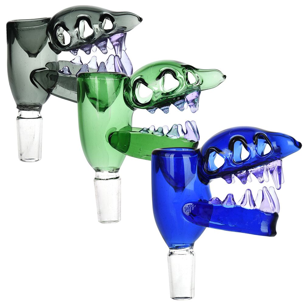 Mythical Monster Skull Herb Slide - 14mm M / Colors Vary