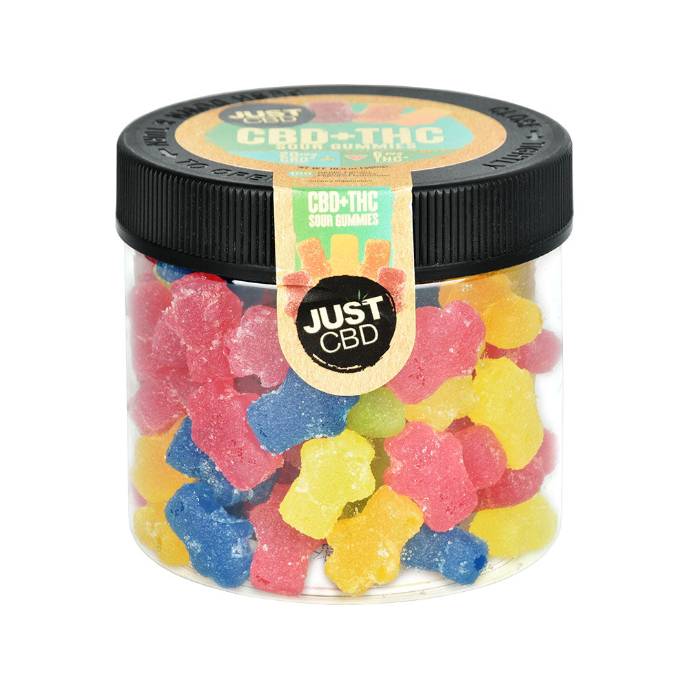 JUST CBD + THC Sour Gummies