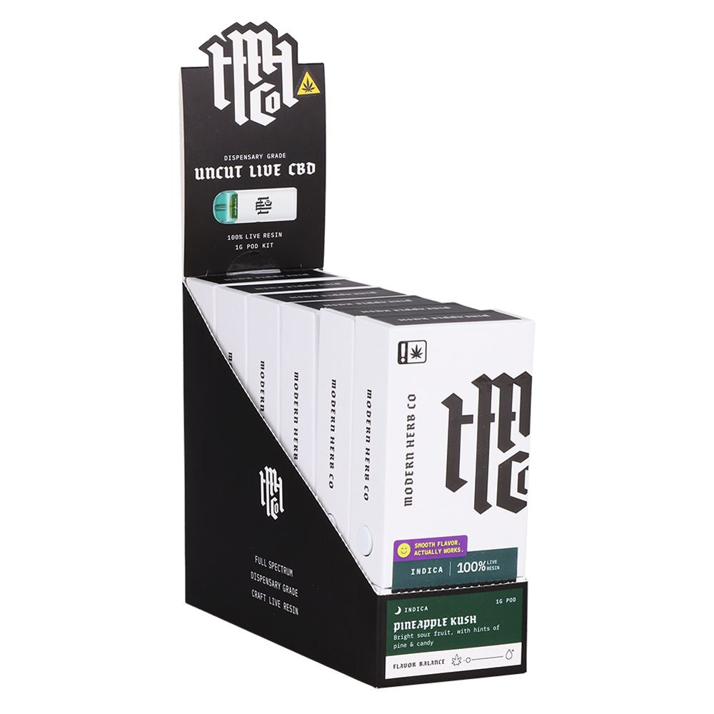 Modern Herb Co Live Uncut CBD Pod Starter Kit | 1g | 6ct Display