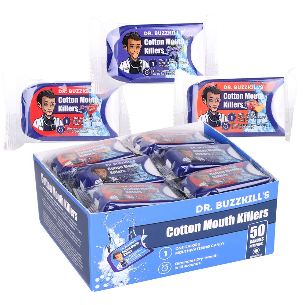 Dr. Buzzkill's CottonMouth Killers Candy | 50pc | 24pk Display