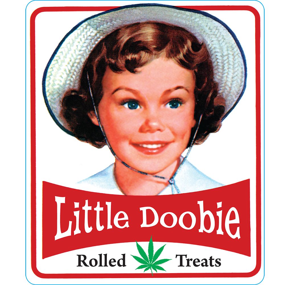 Little Doobie Sticker - 5" x 4.25"