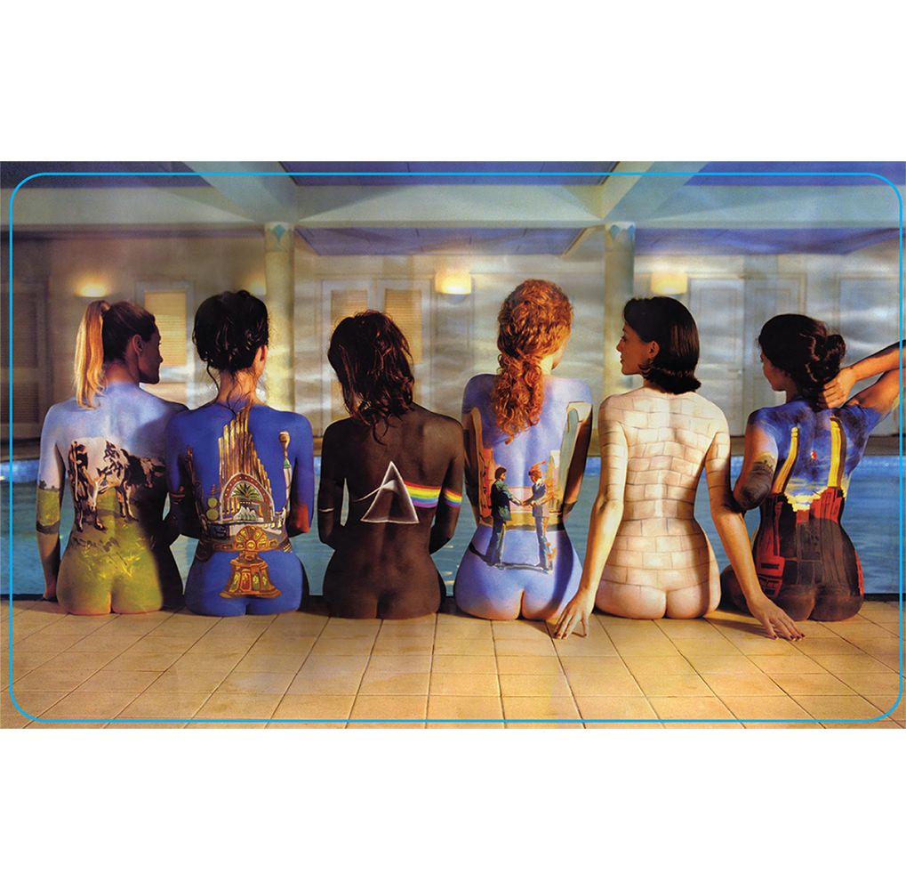 Pink Floyd Painted Backs Album Art Sticker - 4.5" x 2.75"