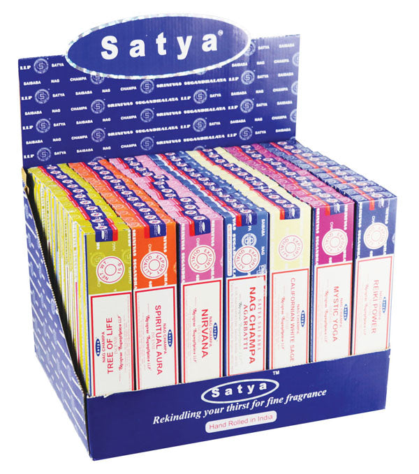 Satya Incense - 84pc Display - VFM 2 Series - Asst. Scents