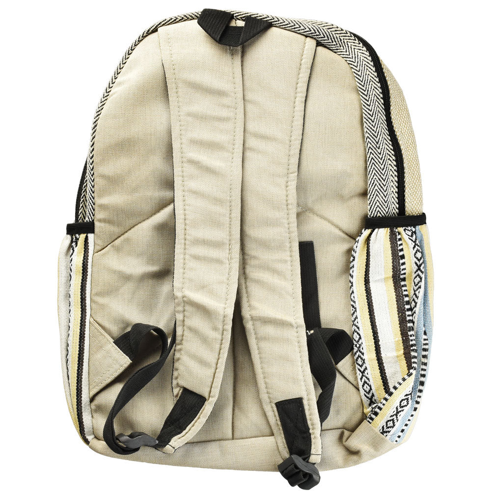 ThreadHeads Himalayan Hemp Simple Peace Backpack - 11"x16"