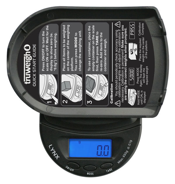 Truweigh Lynx Digital Mini Scale | 650g x 0.1g