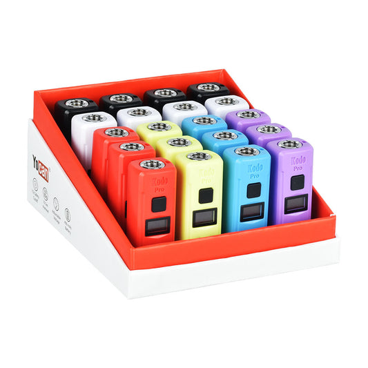 Yocan Kodo Pro 510 Box Mod | 400mAh | Assorted Colors | 20pc Display