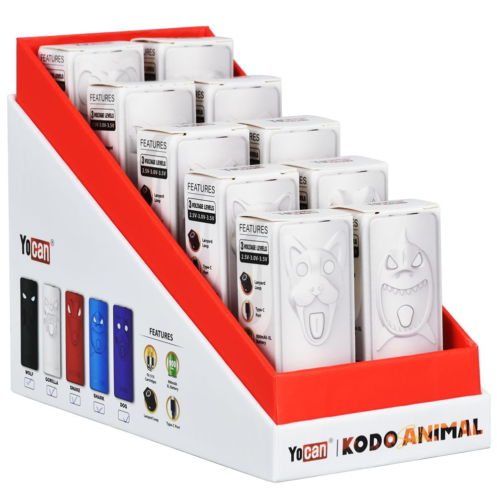 Yocan Kodo Variable Voltage 510 Cart Vape Battery | Animal Series | 900mAh