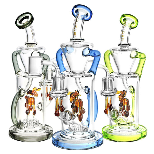 Pulsar Honey Sweetness Recycler Dab Rig -10"/14mm F/Clrs Vry
