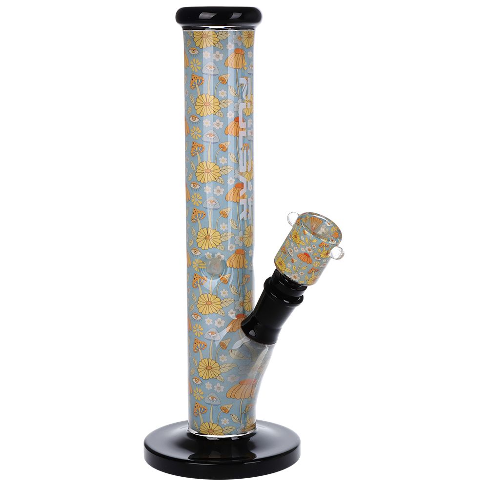 Pulsar Inside Print Straight Tube Glass Water Pipe | 11.25" | 14mm F
