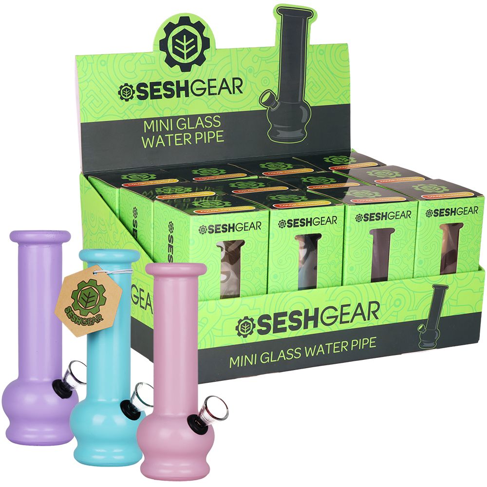 SeshGear Boxed Water Pipe | 5.75" | 12ct Display