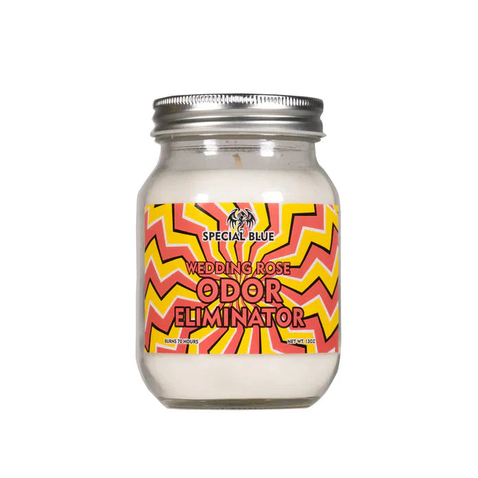 Special Blue Odor Eliminator Candle - Various Scents - ( Various Counts)