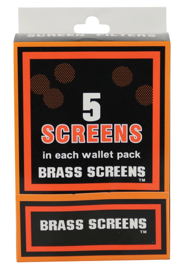 Gold/Brass Screen Filters - 5ct / 1/2" - 100PC DISPLAY
