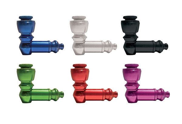 Aluminum Pipe w/ Lid - 1.85" / Colors Vary