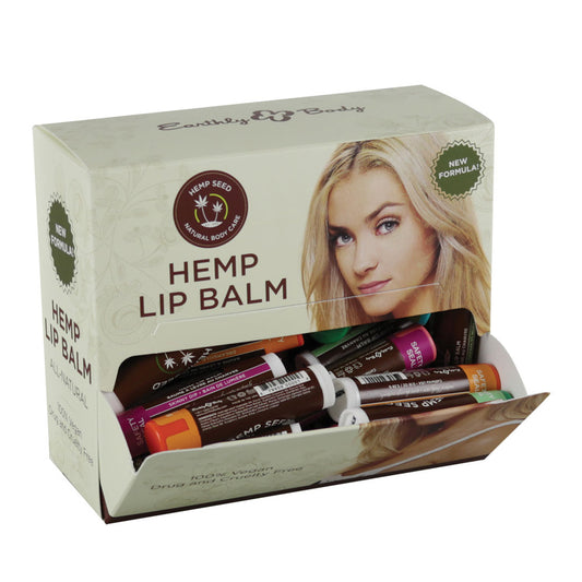 Earthly Body 1oz Hemp Lip Balm | 48pc Display