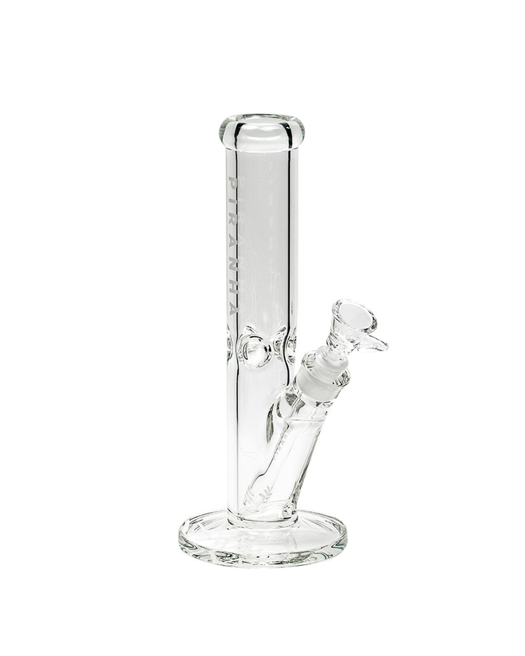 PIRANHA GLASS 12" X 38MM, 7MM STRAIGHT TUBE W/ ICE PINCH