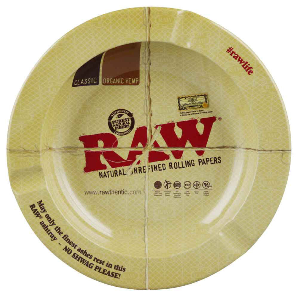 Raw Round Metal Ashtray - 5.5"