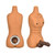Chiseled Person w/ Penis Silicone Pipe | 4.25" | 6pc Display
