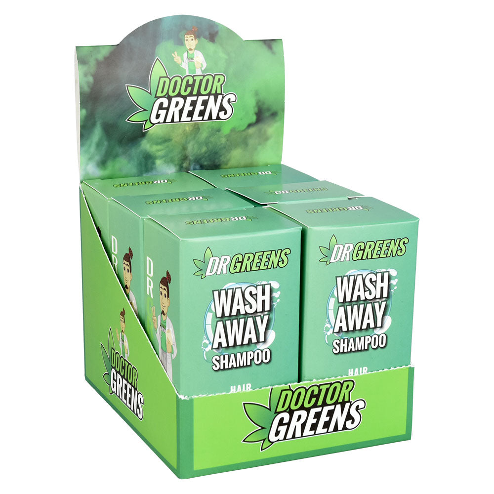 6PC DISPLAY - Dr. Greens Wash Away Shampoo - 1oz
