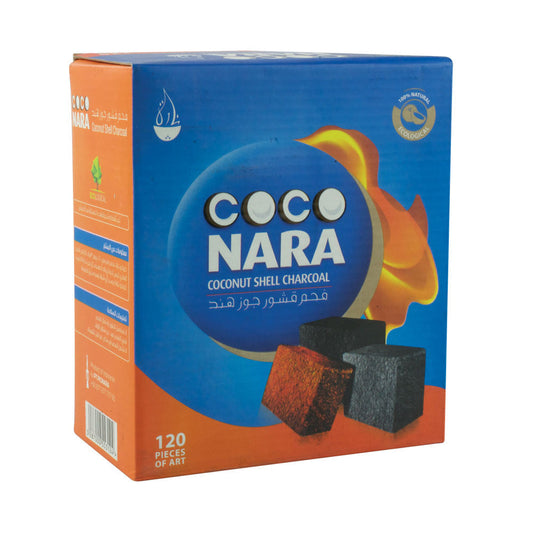 120pc Display - Coco Nara Hookah Charcoal