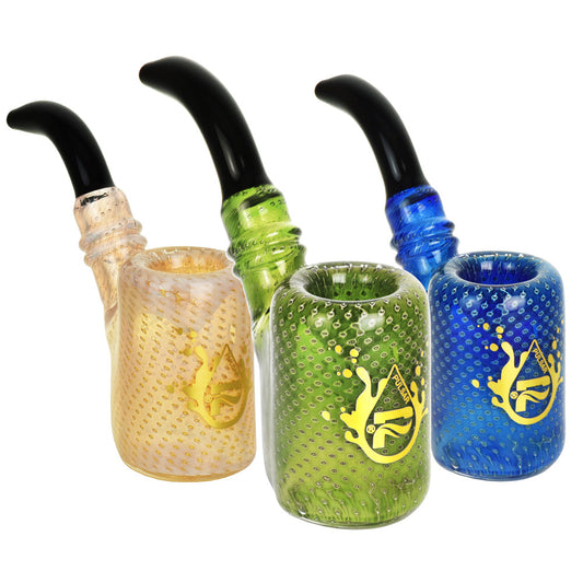 Pulsar Bubble Matrix Sherlock Pipe | 3.75" | Colors Vary