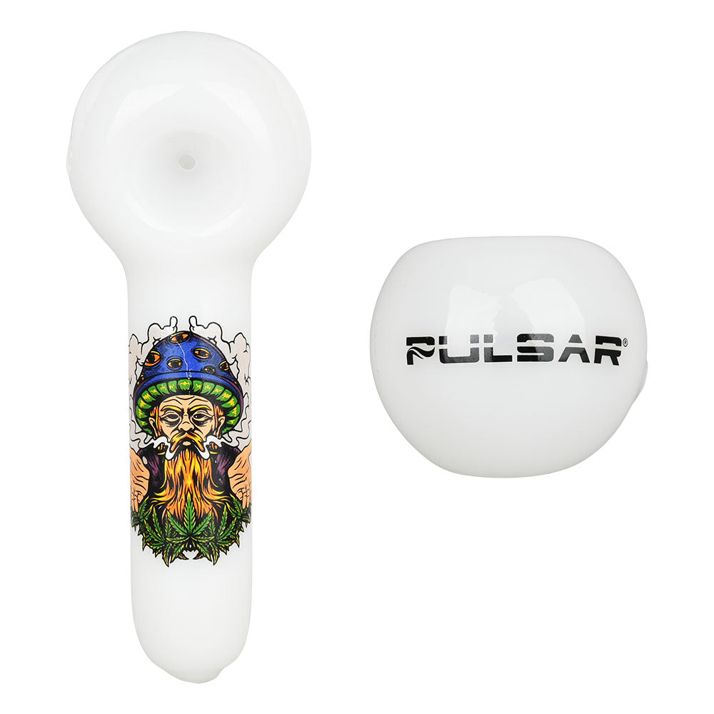 Pulsar Design Series Spoon Pipe - Herbal Wisdom / 5"
