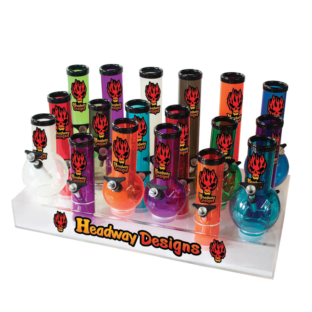 Headway Starter Set Variety Acrylic Pipes | Asst | 18pc Display