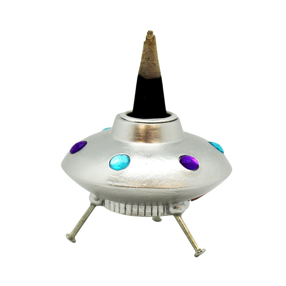 Space Ship Backflow Incense Burner - 2"
