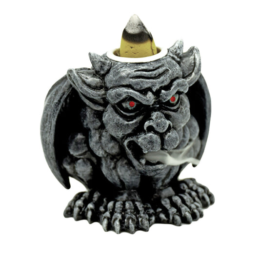 Gargoyle Backflow Polyresin Incense Burner - 2.8"