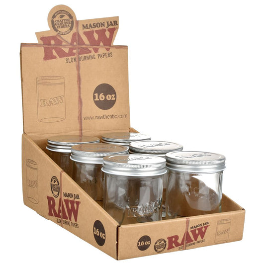 RAW Mason Jar | 6ct Display