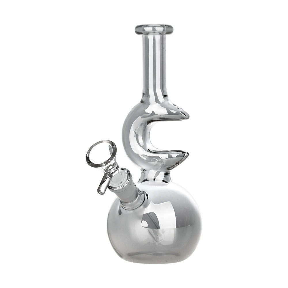 Lunar Glow Electroplated Glass Water Pipe | 7.25" | 14mm F | Colors Vary