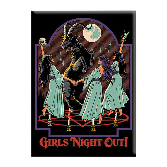 Steven Rhodes Magnet - Girl's Night Out / 2.5" x 3.5"
