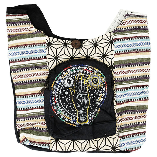 ThreadHeads Geometric Astrology Hand Sling Bag - 15"x15"