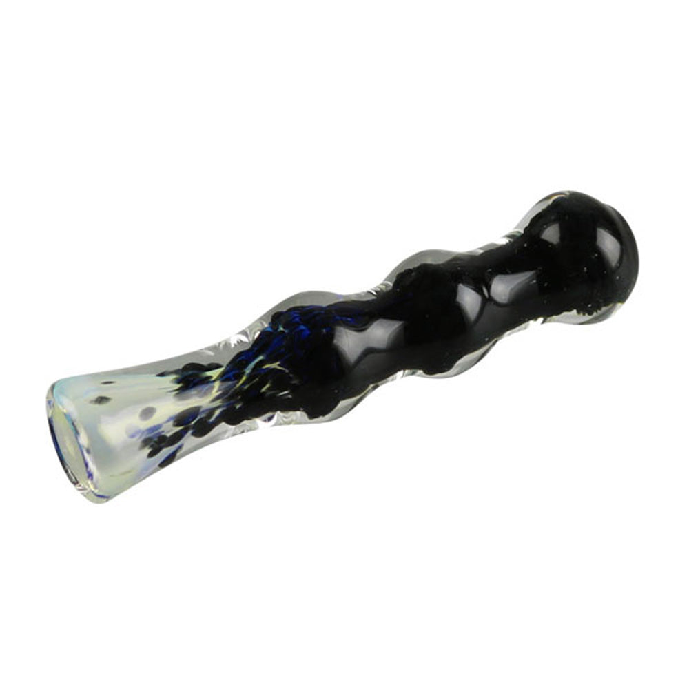 Fritted Fumed Glass Chillum Pipe