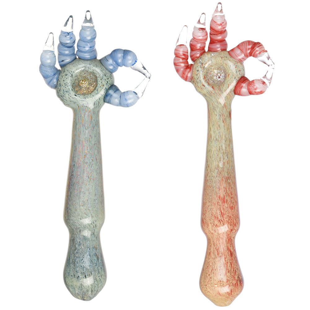 Devil Hand Spoon Pipe | Colors Vary